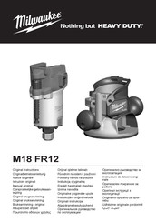 Milwaukee M18 FR12 Originalbetriebsanleitung