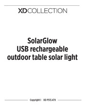 XD COLLECTION SolarGlow Bedienungsanleitung