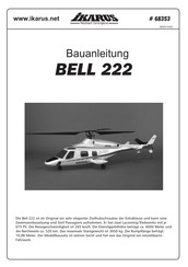 iKarus Bell 222 Bauanleitung