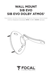 Focal Sib Evo Dolby Atmos Gebrauchsanleitung