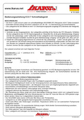 iKarus ECO7 Bedienungsanleitung