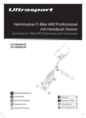 Ultrasport F-Bike 600 Bedienungsanleitung