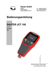 Sauter JCT 100 Bedienungsanleitung