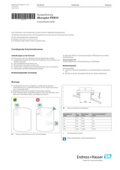 Endress+Hauser Micropilot FWR30 Kurzanleitung