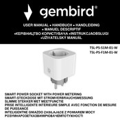 Gembird energenie TSL-PS-S1M-01-W Handbuch