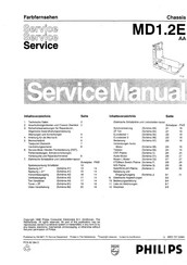 Philips VMD1.2E Servicehandbuch