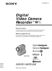 Sony Handycam DCR-PC115E Bedienungsanleitung