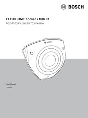 Bosch FLEXIDOME corner 7100i IR Bedienungsanleitung