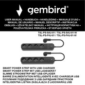 Gembird TSL-PS-F4U-01-W Handbuch