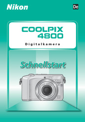 Nikon Coolpix 4800 Schnellstart