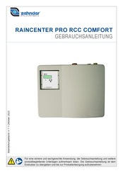 Zehnder Pumpen RAINCENTER PRO RCC COMFORT Gebrauchsanleitung