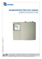 Zehnder Pumpen RAINCENTER PRO RCC BASIC Gebrauchsanleitung