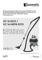 bluematic VC 14 HEPA ECO Gebrauchsanweisung