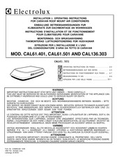 Electrolux CAL61.501 Einbau- Und Betriebsanweisung