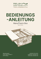 RelaxSensation ManuTherm Maxi-Set Bedienungsanleitung