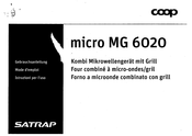 Satrap Coop micro MG 6020 Gebrauchsanleitung
