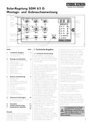 STIEBEL ELTRON SOM 6/3 D Montage- Und Gebrauchsanweisungen