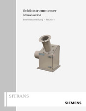 Siemens SITRANS WF330 Betriebsanleitung