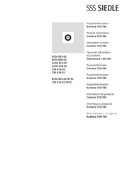 SSS Siedle CM 613-03 NTSC Produktinformation