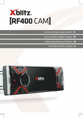 Xblitz RF400 CAM Bedienungsanleitung