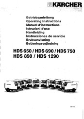 Kärcher HDS 890 Betriebsanleitung