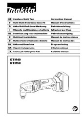 Makita DTM40 Betriebsanleitung
