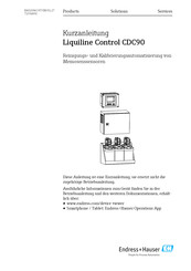 Endress+Hauser Liquiline Control CDC90 Kurzanleitung