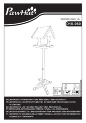 PawHut D10-060 Bedienungsanleitung
