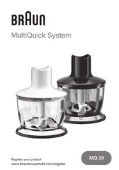 Braun MultiQuick 7 MQ 30 Bedienungsanleitung