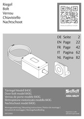 Assa Abloy eff eff 843G Montageanleitung