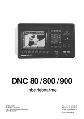 CYBELEC DNC 800 Inbetriebnahme