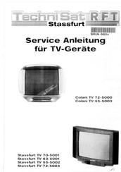 TechniSat Colani TV 72-5000 Serviceanleitung