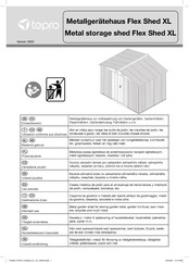 tepro Flex Shed XL Bedienungsanleitung