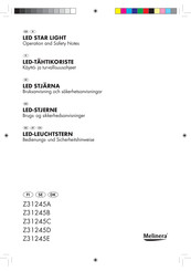 Melinera Z31245A Bedienungs- Und Sicherheitshinweise