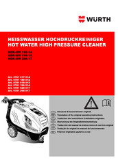 IPC HDR-HW 200-17 Originalbetriebsanleitung