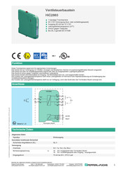 Pepperl+Fuchs HiC2883 Bedienungsanleitung
