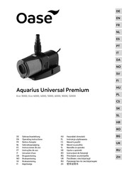 Oase Aquarius Universal Premium 6000 Gebrauchsanleitung