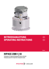 Pfeiffer Vacuum HIPACE 2300 IU Betriebsanleitung