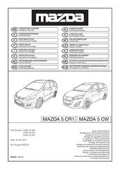 Mazda CD85-V0-561 Einbauanleitung