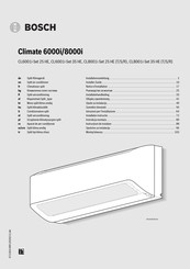 Bosch CL6001i-Set 25 HE Installationsanleitung
