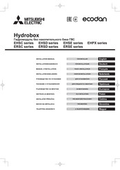 Mitsubishi Electric Ecodan Hydrobox EHPX-YM9ED Installationshandbuch
