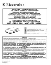 Electrolux CAL61.206 Einbau- Und Betriebsanweisung