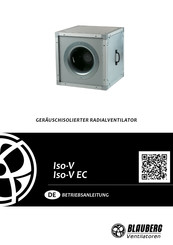 BLAUBERG Ventilatoren Iso-V Serie Betriebsanleitung