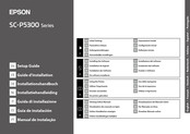 Epson SC-P5300 Serie Installationshandbuch