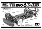 Tamiya TB EVO.6 MS 1/10 SCALE R/C 4WD RACING CAR CHASSIS KIT Bedienungsanleitung