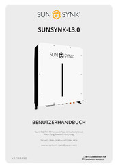 SunSynk SUNSYNK-L3.0 Benutzerhandbuch
