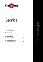 Krampouz Samba Bedienungsanleitung