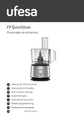 Ufesa FP QuickSlicer Bedienungsanleitung