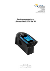 PCE Instruments PGM 60-ICA Bedienungsanleitung