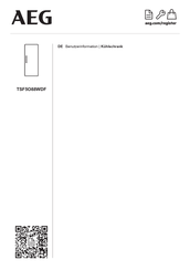AEG TSF5O88WDF Benutzerinformation